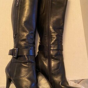 Nine West Black Heeled Boots